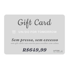 UFT R$649.99 Gift Card